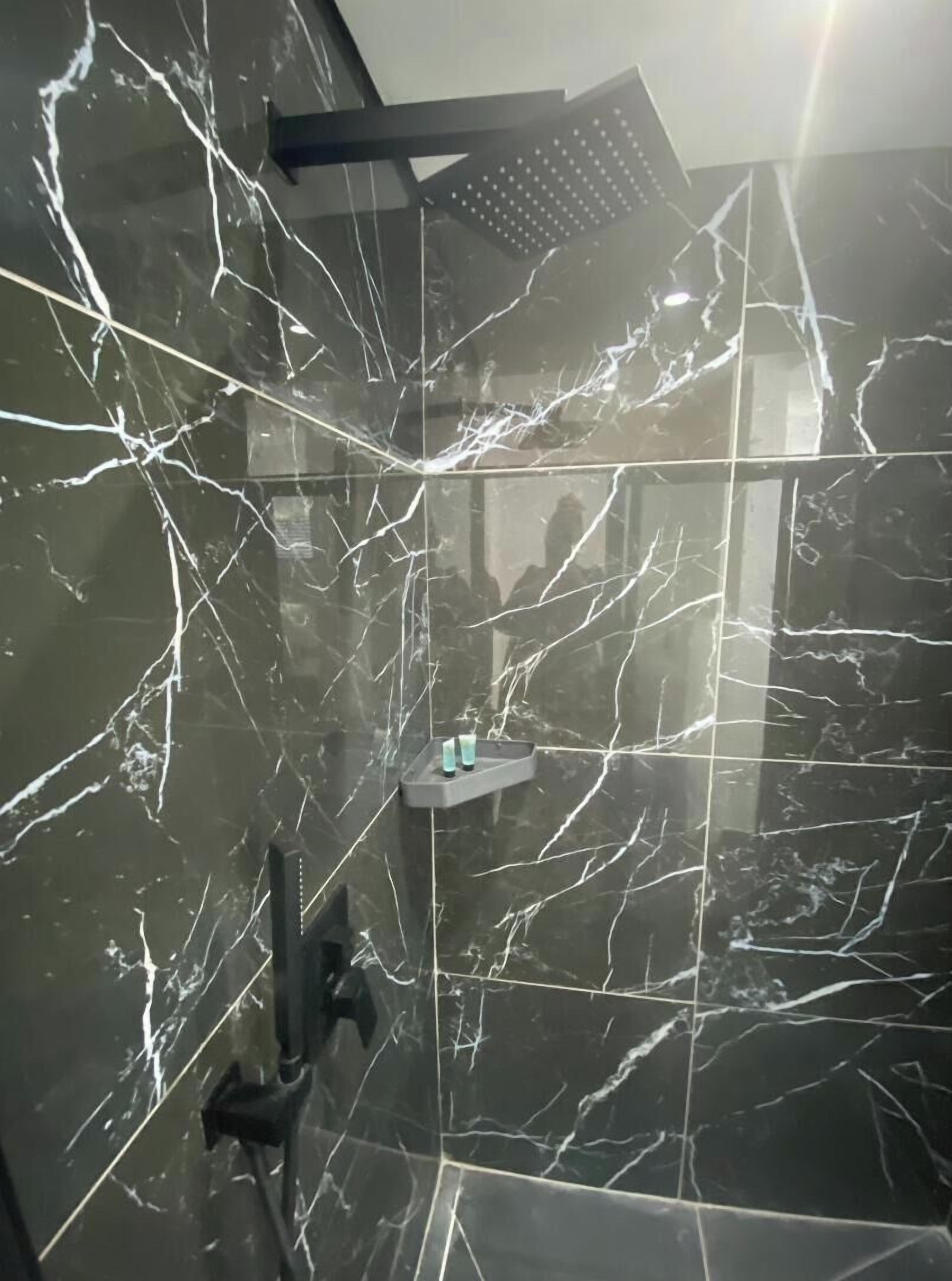 Towels, soap, toilet paper