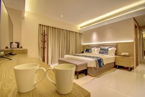 Literie de qualité supérieure, coffres-forts dans les chambres