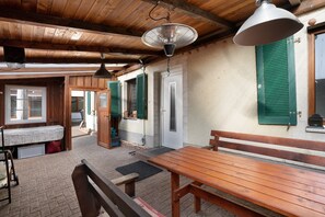 Dining - Room 'Gästezimmer 3' with Shared Terrace, Shared Garden and Wi-Fi (Klipphausen OT Tanneberg)