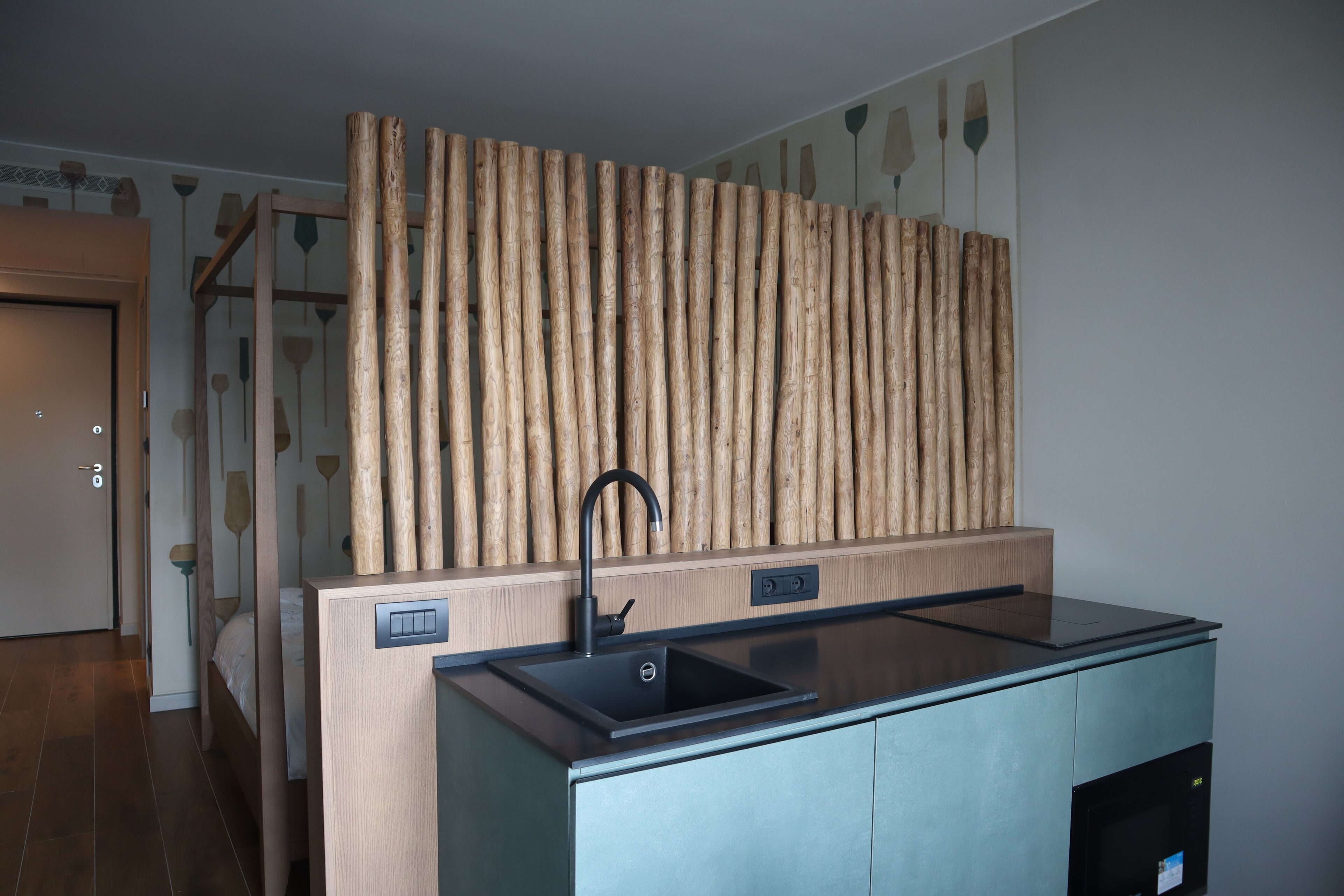 Vigna | Bếp riêng | Tủ lạnh, lò vi sóng, bếp nấu, dụng cụ pha espresso 