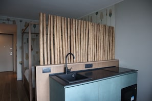 Vigna | Dapur pribadi | Lemari es, microwave, kompor, dan mesin espresso