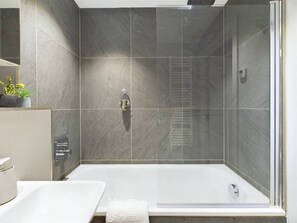 Shower, hair dryer