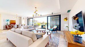 Villa Oleander | Living area | TV - Figs and Olives (Primošten Burnji)