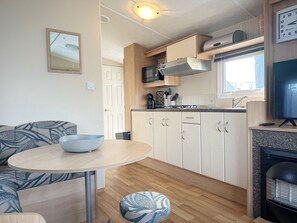 Toaster, dining tables