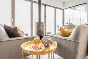 تلفزيون، مدفأة