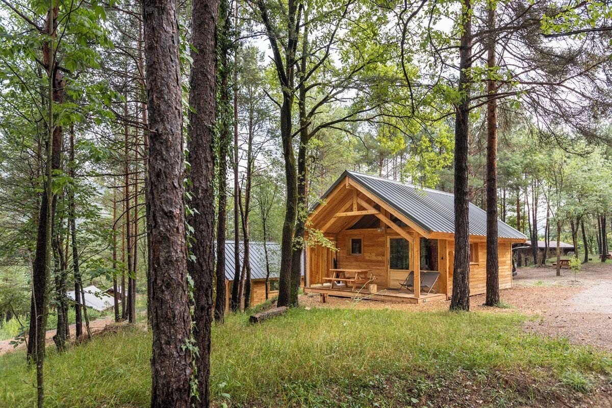 Familie chalet | Terras