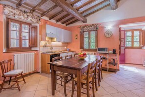Comfort Apartment, Patio, Garden View | Private kitchen - La Vecchia Fornace La Piastra Apartments (Abetone Cutigliano)