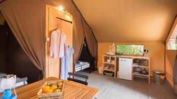 Tent | Living area | Foosball, table tennis