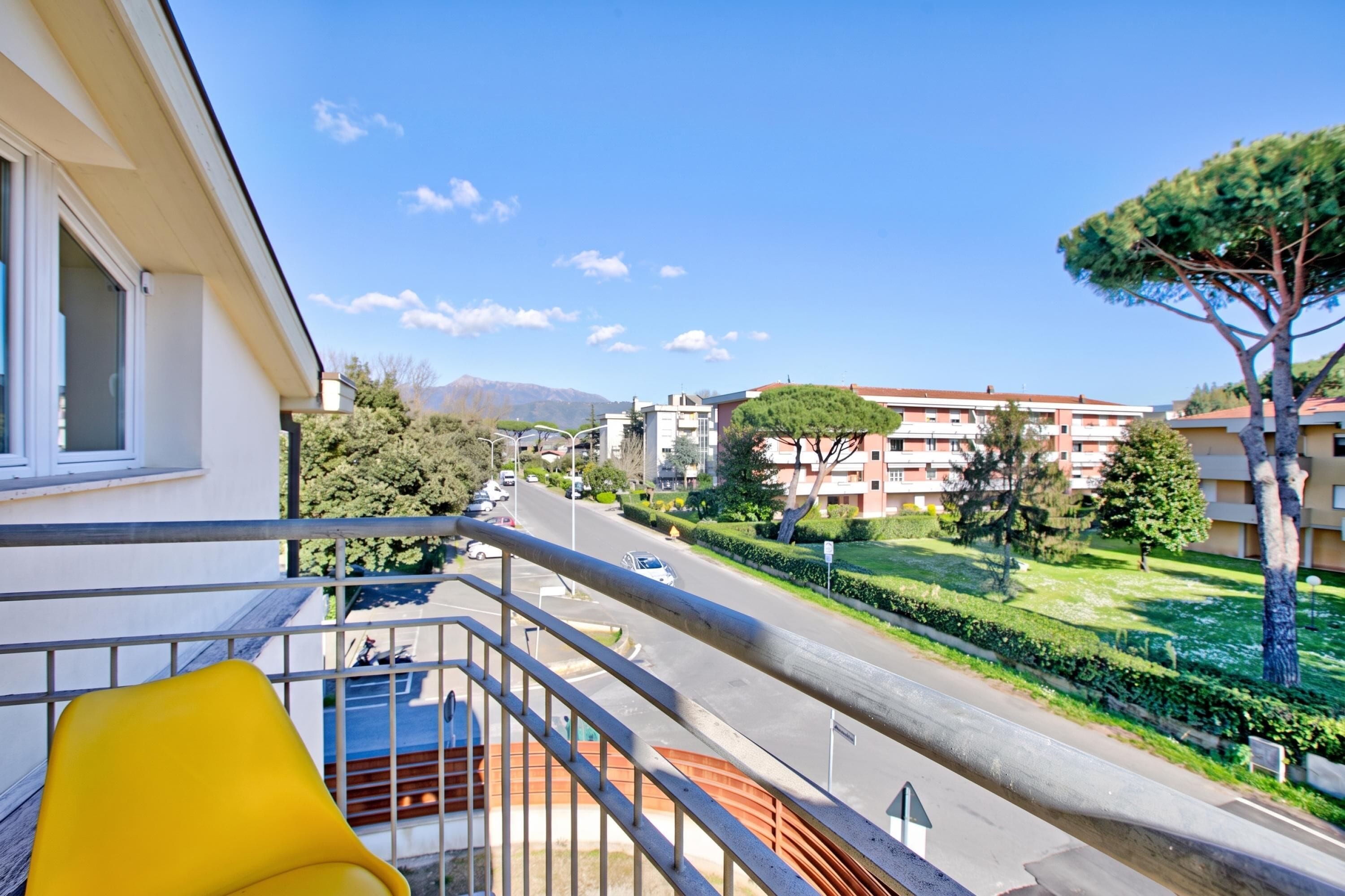 Familie appartement, 1 slaapkamer, balkon (Appartamento Allegra - 1 Km to the) | Balkon