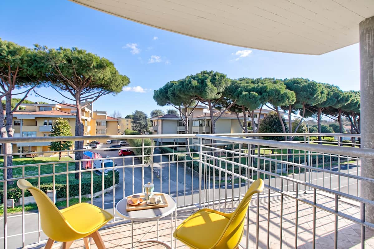 Family Apartment, 1 Bedroom, Balcony (Appartamento Allegra - 1 Km to the) | Balcony