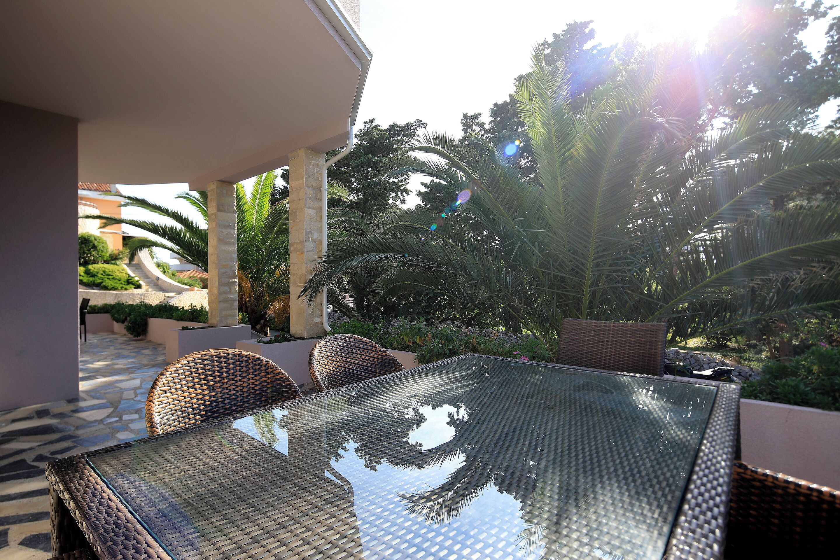 Classic-Apartment, Gartenblick | Terrasse/Patio