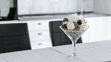 Superior Apartment, Balcony, City View | Private kitchen | Fridge