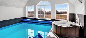 Large 16-person holiday home with pool, hot tub and sauna.