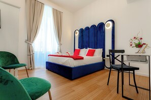 Deluxe Double Room | In-room safe, blackout curtains, soundproofing, iron/ironing board - Historical Center  (Rome)