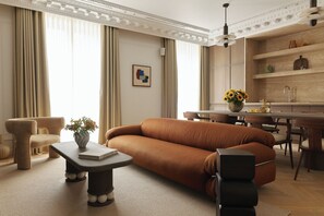 Premium Apartment, 2 Bedrooms | Living area