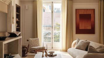 Vue depuis lâhĂ©bergement