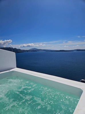 Balcony view - Phaos Oia Suites (Santorini)