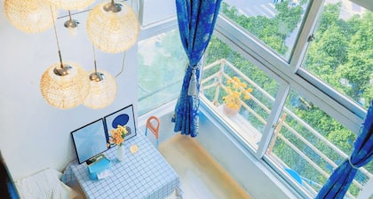 Chic Loft 1-bedroom apartment in brilliant Shenzhen Nanshan with WiFi, AC