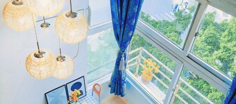 Chic Loft 1-bedroom apartment in brilliant Shenzhen Nanshan with WiFi, AC