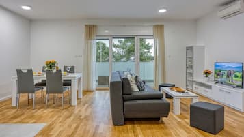 Appartement Standard, plusieurs chambres (Cikat Bay Modern Apartment) | Coin séjour