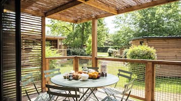 Familie-alpehytte (Chalet Portland) | Terrasse/patio