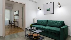 Apartment, Balcony | Living area - Downtown Exarchia 1st (Athens)