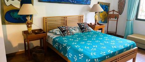 1 makuuhuone, työpöytä, silitysrauta/-lauta, ilmainen Wi-Fi