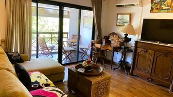 Älytelevisio, kirjoja, tulostin