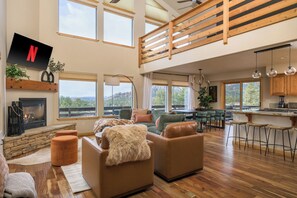 スマートテレビ、暖炉