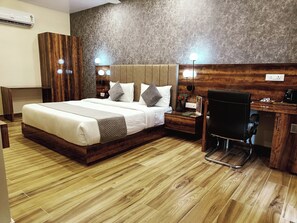 Comfort Suite, Balcony, City View | Desk, laptop workspace, blackout drapes, iron/ironing board - THE KASHI RESIDENCY  (Varanasi)