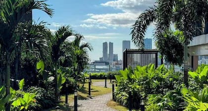 Modern Makati City Condo with Parking & Cityscape View Balcony