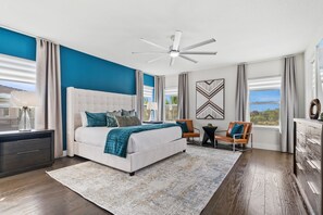 4 bedrooms, iron/ironing board, free WiFi, bed sheets