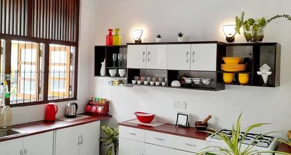 Secure Charming 2-bedroom house with WiFi, AC in gorgeous Wadduwa Srilanka