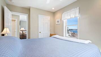 House, Multiple Beds, Patio, Ocean View (Wright by the Sea) | 4 bedrooms, individually decorated, individually furnished, bed sheets