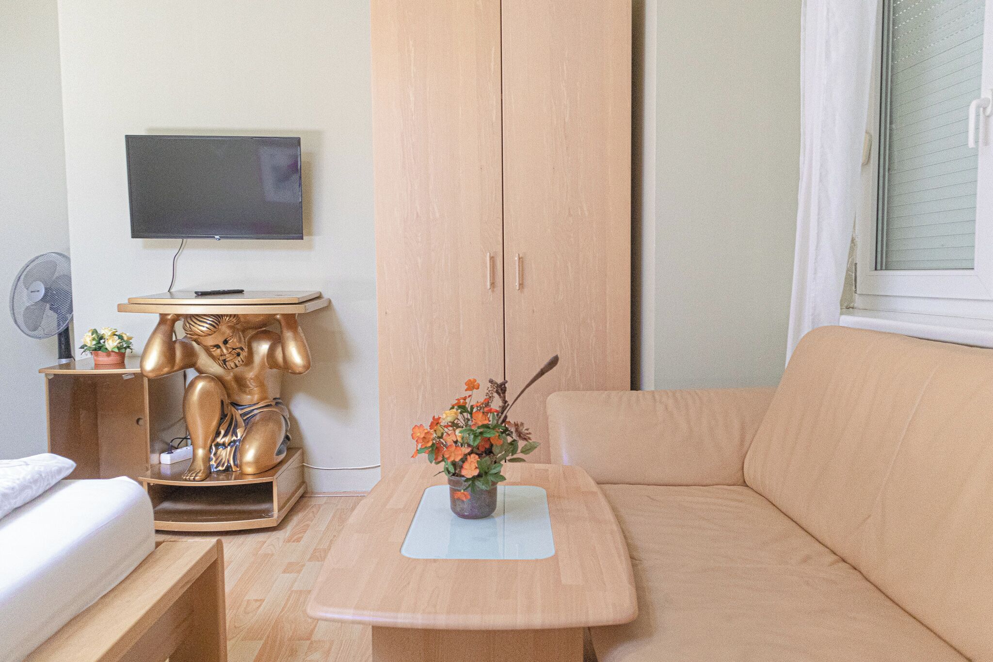 Basic-Zimmer | Bügeleisen/Bügelbrett, kostenloses WLAN