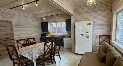 Redhouse 2-bedroom country house in pleasant Imantau with WiFi
