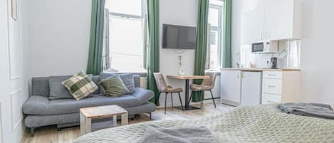 1 室のベッドルーム、WiFi、ベッドシーツ