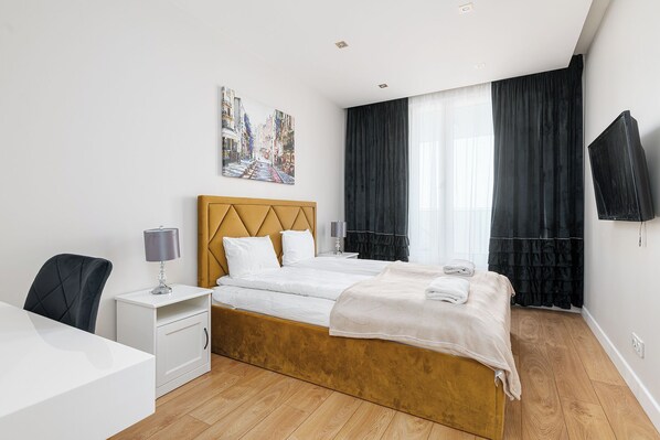 公寓, 陽台, 城市景觀 | 1 間臥室、熨斗/熨衣板、免費無線上網