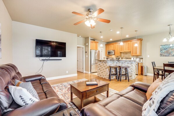 Apartment (1 Bedroom) | Front of property - < 1 Mi to Comal Park: Peaceful Duplex w/ Yard! (Canyon Lake)