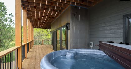 Incredible Views from Multi-Level Deck, Paved Roads, Hot Tub, Spacious Home!