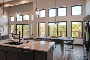 Interior - Incredible Views from Multi-Level Deck, Paved Roads, Hot Tub, Spacious Home! (Sturgis)