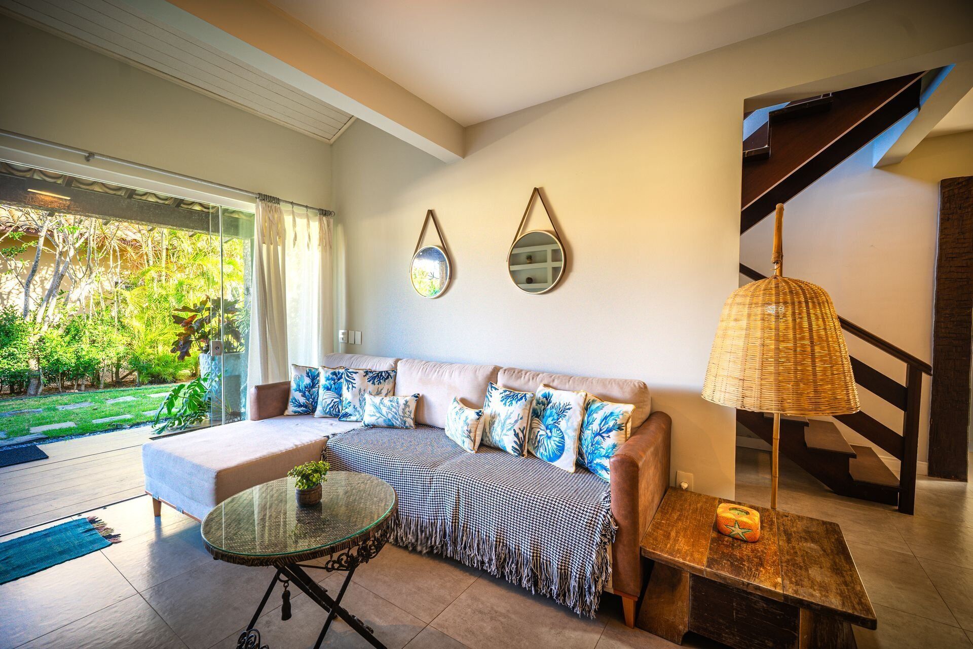 Vila luxo, 5 quartos, ar-condicionado | Área de estar