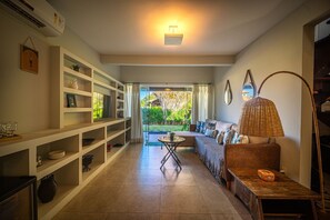 Villa Deluxe, 5 chambres, climatisation | Coin séjour