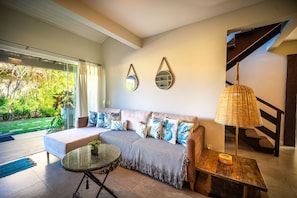 Villa Deluxe, 5 chambres, climatisation | Aire de séjour