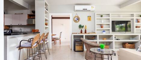 Deluxe-Villa, 5 Schlafzimmer, Klimaanlage | Wohnbereich