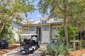 Exterior - Charming WaterColor Cottage with 6-Passenger LSV Near Beach Club (Santa Rosa Beach)