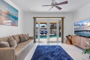 Ferienhaus, 3 Schlafzimmer | Wohnbereich | Smart-TV