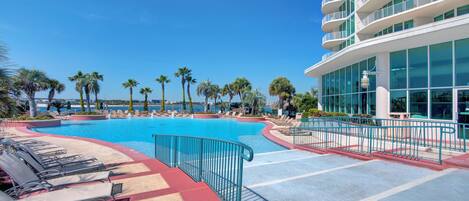 Indoor pool, a heated pool