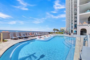 Indoor pool, a heated pool - The Oasis at Orange Beach 2607 by Liquid Life (Orange Beach)