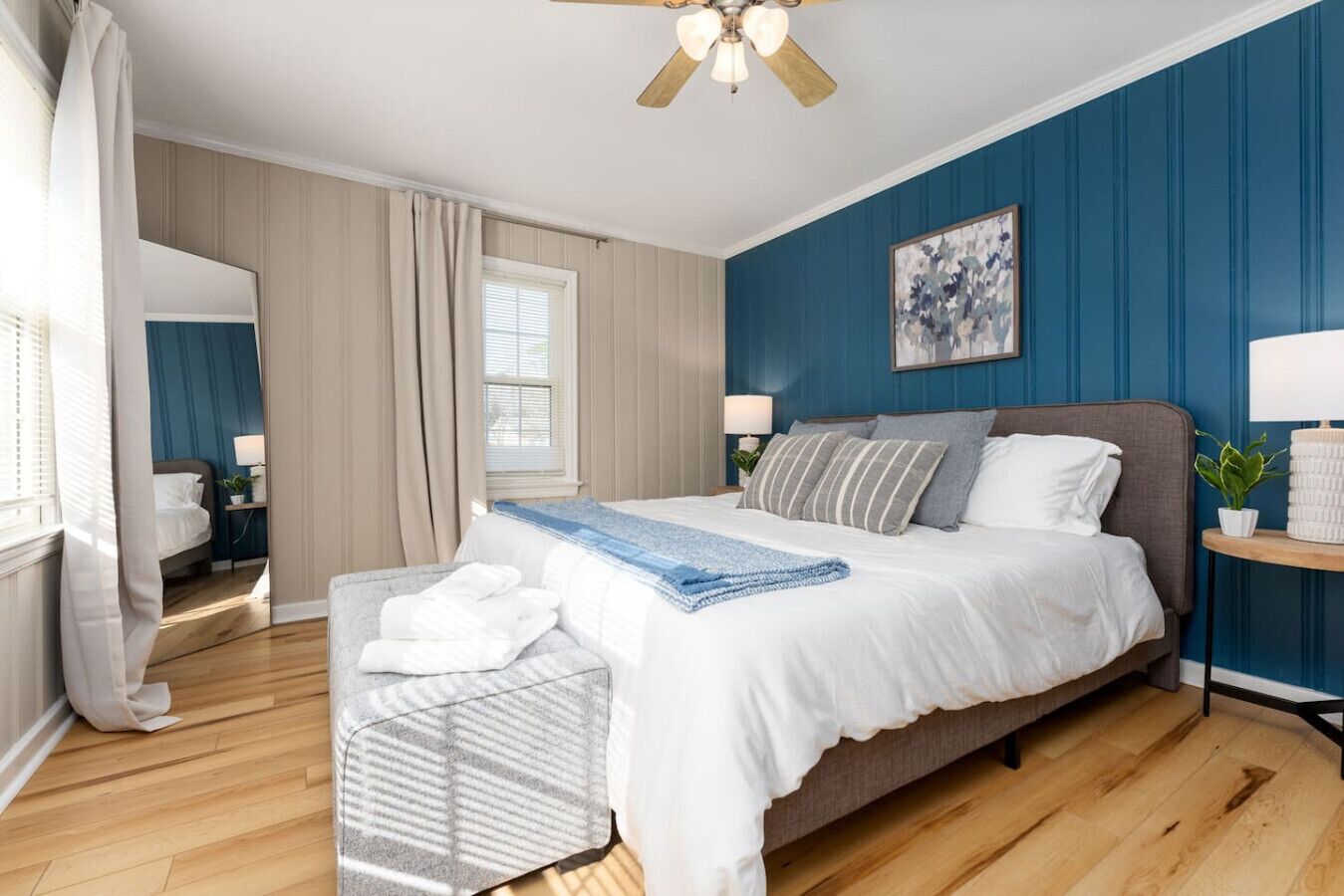 3 bedrooms, desk, iron/ironing board, WiFi